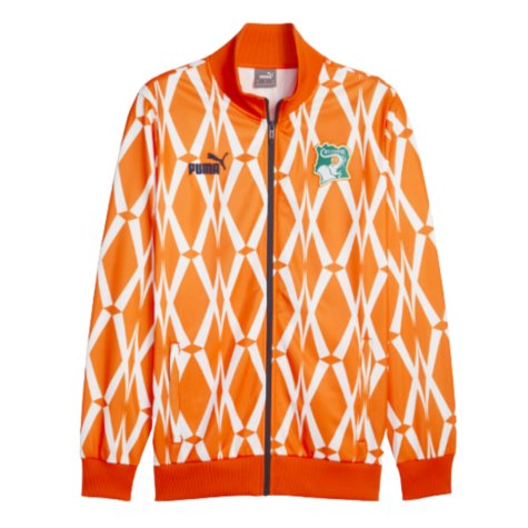 2023-2024 Ivory Coast FtblCulture Jacket (Orange)