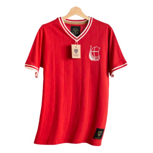 Denmark De Rd-hvide Home Retro Football Shirt