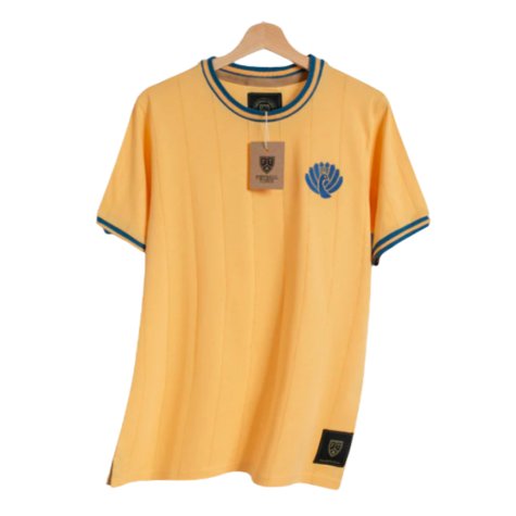 Leeds The Peacock Away Retro Football Shirt