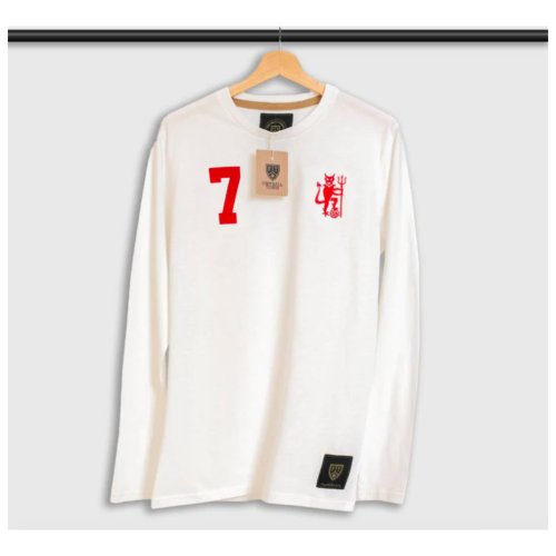 Manchester The Devil White 7 Long Sleeves Retro Shirt