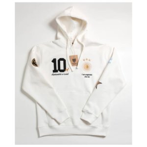 Argentina Messi Hoodie El Sol GOAT White