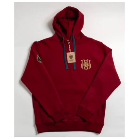 Barcelona Retro Football Hoodie (Red)