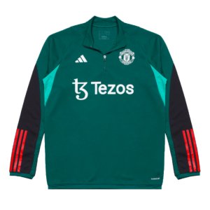 2023-2024 Man Utd Training Top (Green)