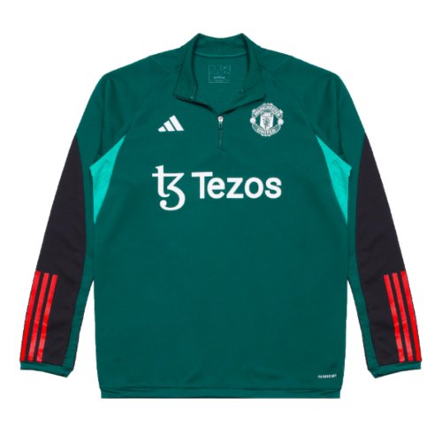 2023-2024 Man Utd Training Top (Green)