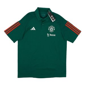 2023-2024 Man Utd Training Polo Shirt (Green)