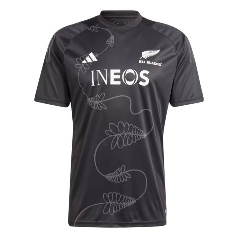 2023-2024 New Zealand All Blacks Rugby Performance T-Shirt (Black)