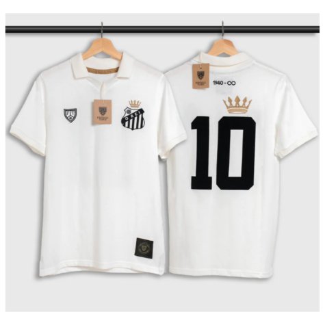 Santos Tribute Football Shirt Pelé O Rei Eterno