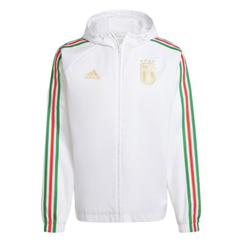 2024-2025 Italy DNA Windbreaker (White)