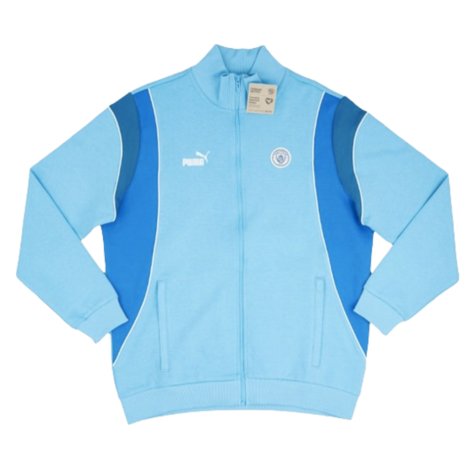 2023-2024 Man City FtblArchive Track Jacket (Light Blue)