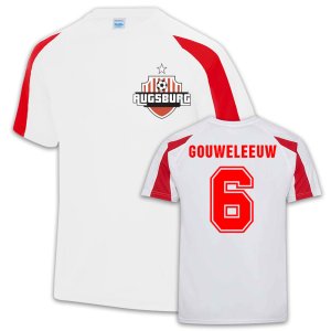 Jeffrey Gouweleeuw Augsburg Sports Training Jersey (White)