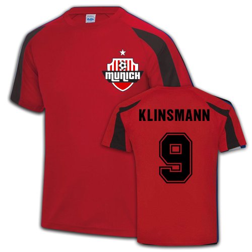 Bayern Munich Sports Training Jersey (Jurgen Klinsmann 9)