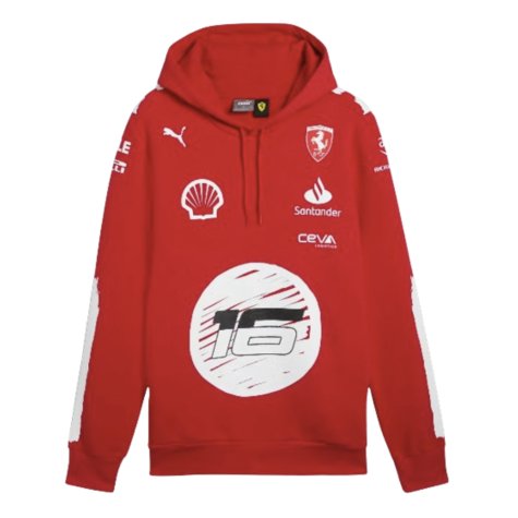 2023 Ferrari x Joshua Vides Replica Hoody Leclerc