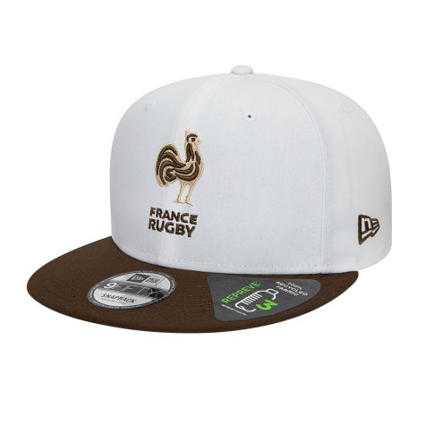 France Rugby White 9FIFTY Snapback Cap