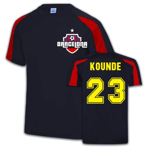 Barcelona Sports Training Jersey (Jules Kounde 23)