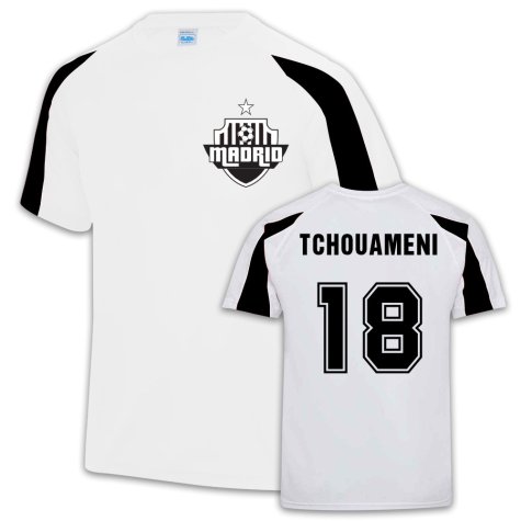 Real Madrid Sports Training Jersey (Aurelien Tchouameni 18)