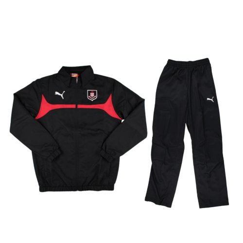 2014-2015 Airdrie Pre-Match Tracksuit (Black)