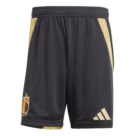 2024-2025 Belgium Home Shorts (Black)