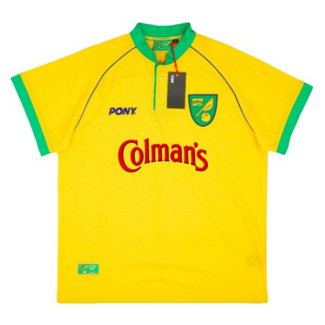 1997-1999 Norwich City Home Pony Reissue Shirt