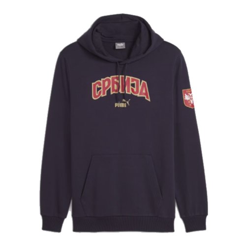 2024-2025 Serbia FtblIcons Hoody (Navy)