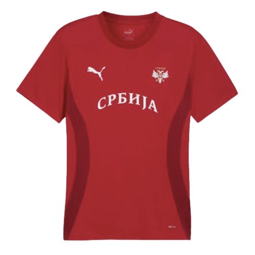 2024-2025 Serbia Pre-Match Jersey (Dark Cherry)