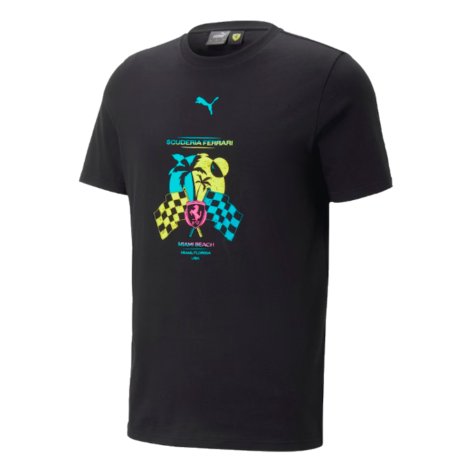 Ferrari Miami T-Shirt (Black)