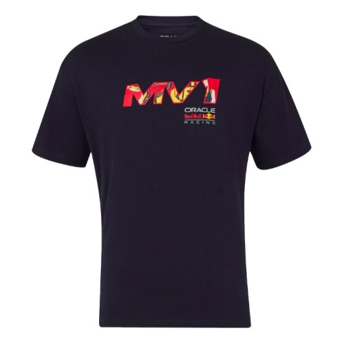 2024 Red Bull Max Verstappen Pop Art Oversized Tee (Navy)