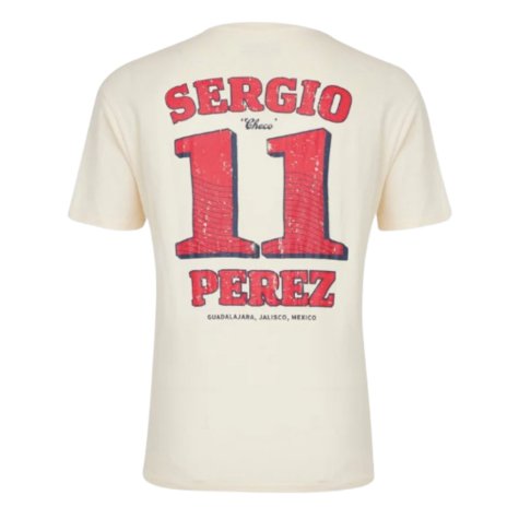 2024 Red Bull Sergio Perez Vintage Oversized Tee (Ecru)