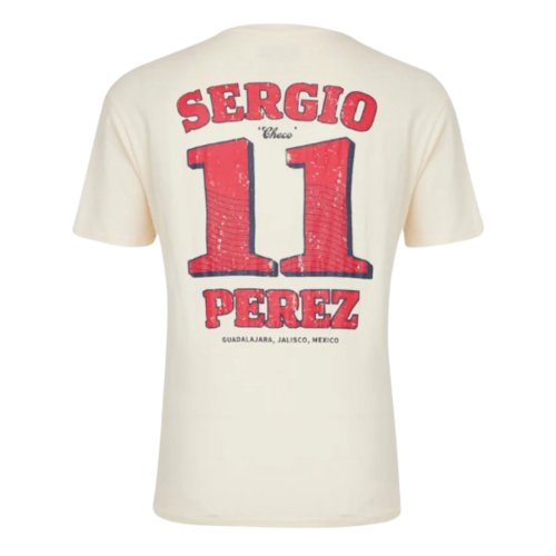 2024 Red Bull Sergio Perez Vintage Oversized Tee (Ecru)