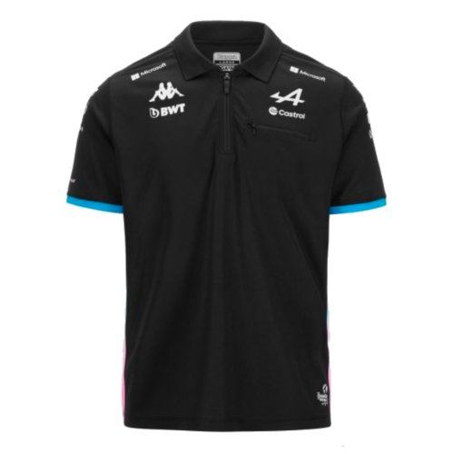 2024 Alpine BWT Team Polo Shirt (Black)