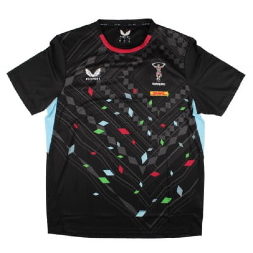 2023-2024 Harlequins Training T-Shirt (Black)