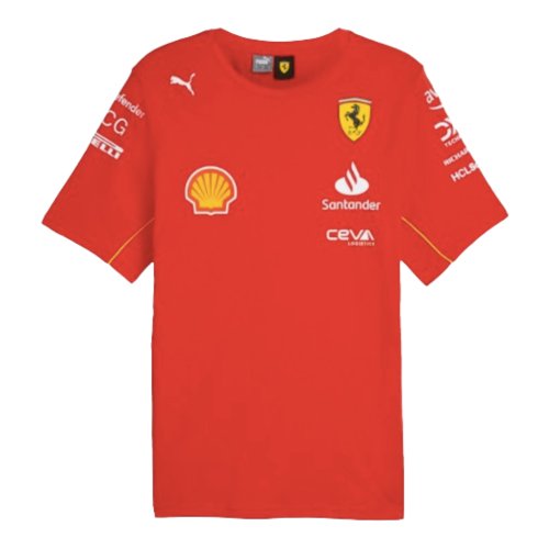 2024 Scuderia Ferrari Team T-Shirt (Red)