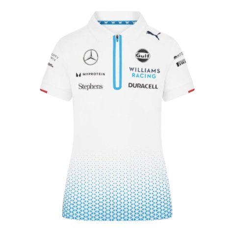 2024 Williams Racing Team Polo Shirt (White) - Womens