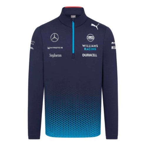 2024 Williams Racing Half Zip Midlayer (Navy)