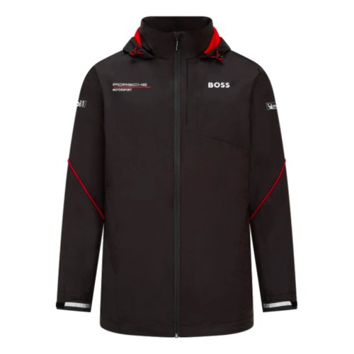 2024 Porsche Motorsport Mens Team Rainjacket (Black)