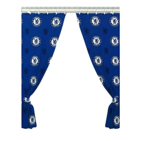 Chelsea Official Repeat Crest Curtains - 72 Inch