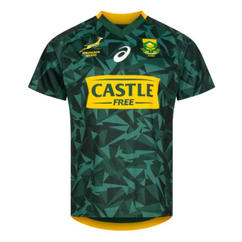 2018-2019 South Africa Springboks Sevens Mens Home Rugby Shirt