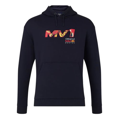 2024 Red Bull Max Verstappen Pop Art Oversized Hoodie (Navy)