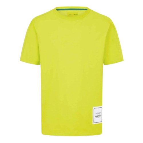 2024 Aston Martin Mens Logo T-Shirt (Lime)