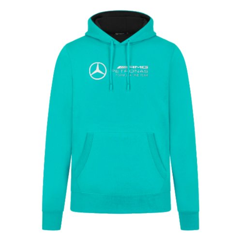 2024 Mercedes Mens Logo Hoody (Ultra Teal)