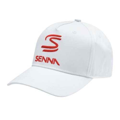 2024 Ayrton Senna Logo Baseball Cap (White)