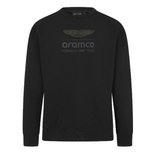 2024 Aston Martin Stealth Logo Crew Sweatshirt (Black)