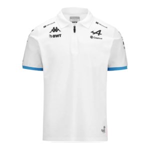 2024 Alpine BWT Team Polo Shirt (White) - Kids