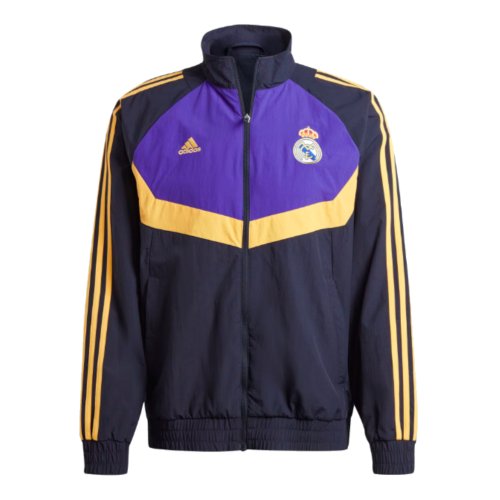 2024-2025 Real Madrid Woven Track Top - Blue