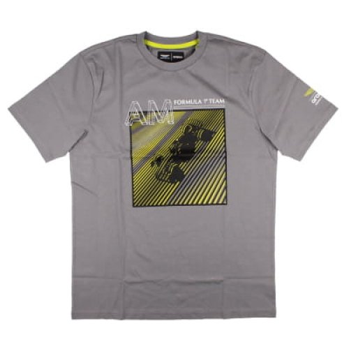 2024 Aston Martin Lifestyle Tonal Car Graphic T-Shirt (Grey)