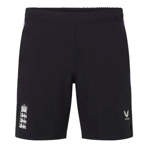 2024 England Cricket Training Shorts (Black)