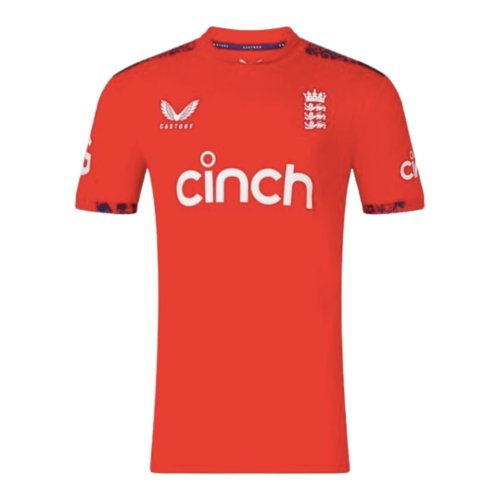 2024 England Cricket T20 Replica Short Sleeve Tee