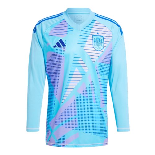 2024-2025 Spain Home LS Goalkeeper Shirt (Semi Blue)