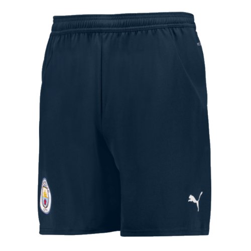 2024-2025 Man City Home Change Shorts (Blue) - Kids