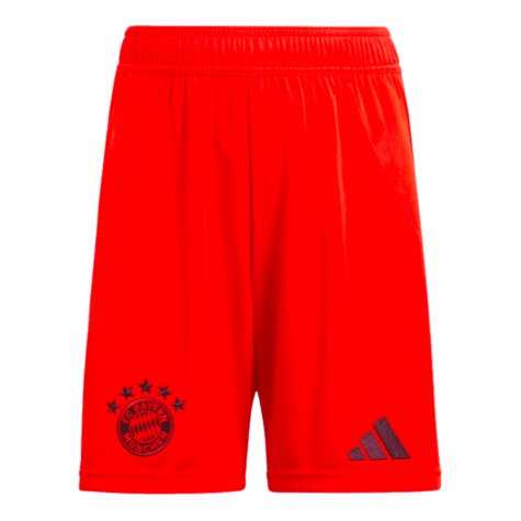 2024-2025 Bayern Munich Home Shorts (Red) - Kids