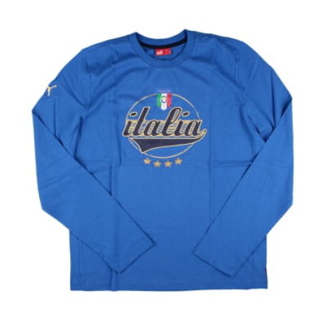 2022-2023 Italy LS Graphic Tee (Blue)